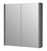 Kartell UK City Storm Grey Gloss Mirror Vanity Unit